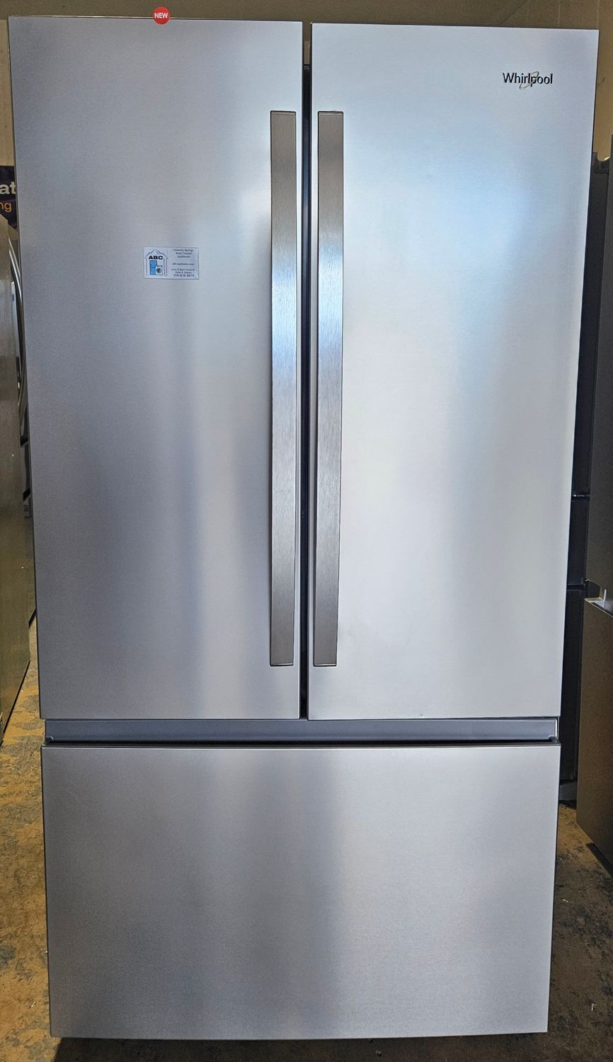 NEW! 31cu.ft. Whirlpool French Door Refrigerator in Stainless Steel