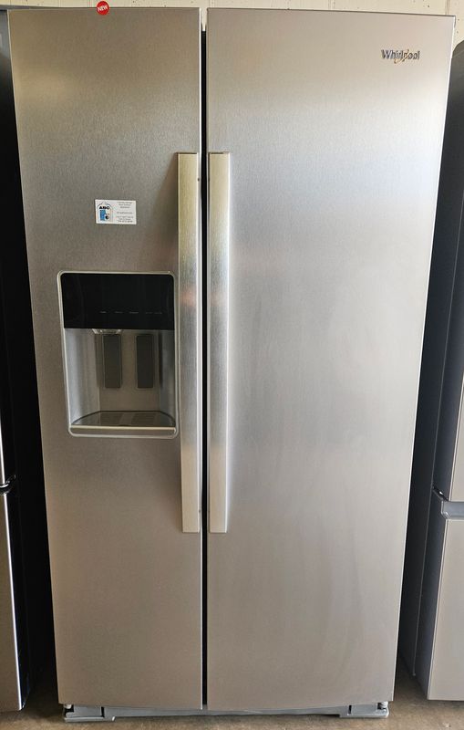 NEW! 28.7cu.ft. Whirlpool Stainless Steel Side-by-Side Refrigerator