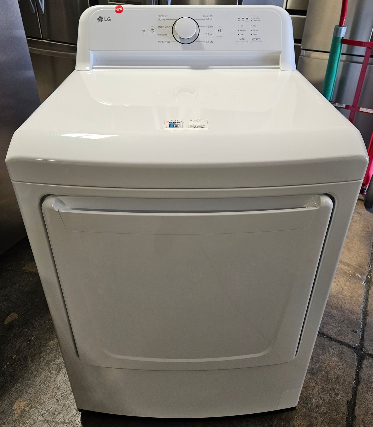 NEW! LG Heavy Duty Large Capacity Electric Dryer (7.3cu.ft.)