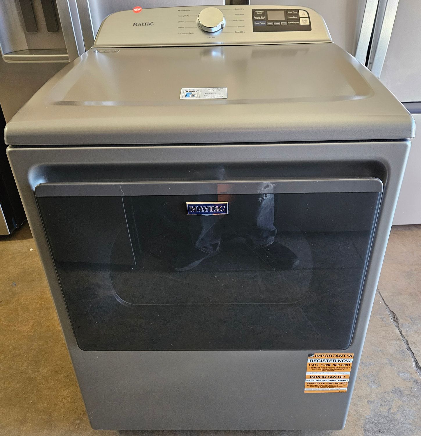 NEW! Maytag Heavy Duty Large Capacity Electric Dryer (7.4cu.ft.)