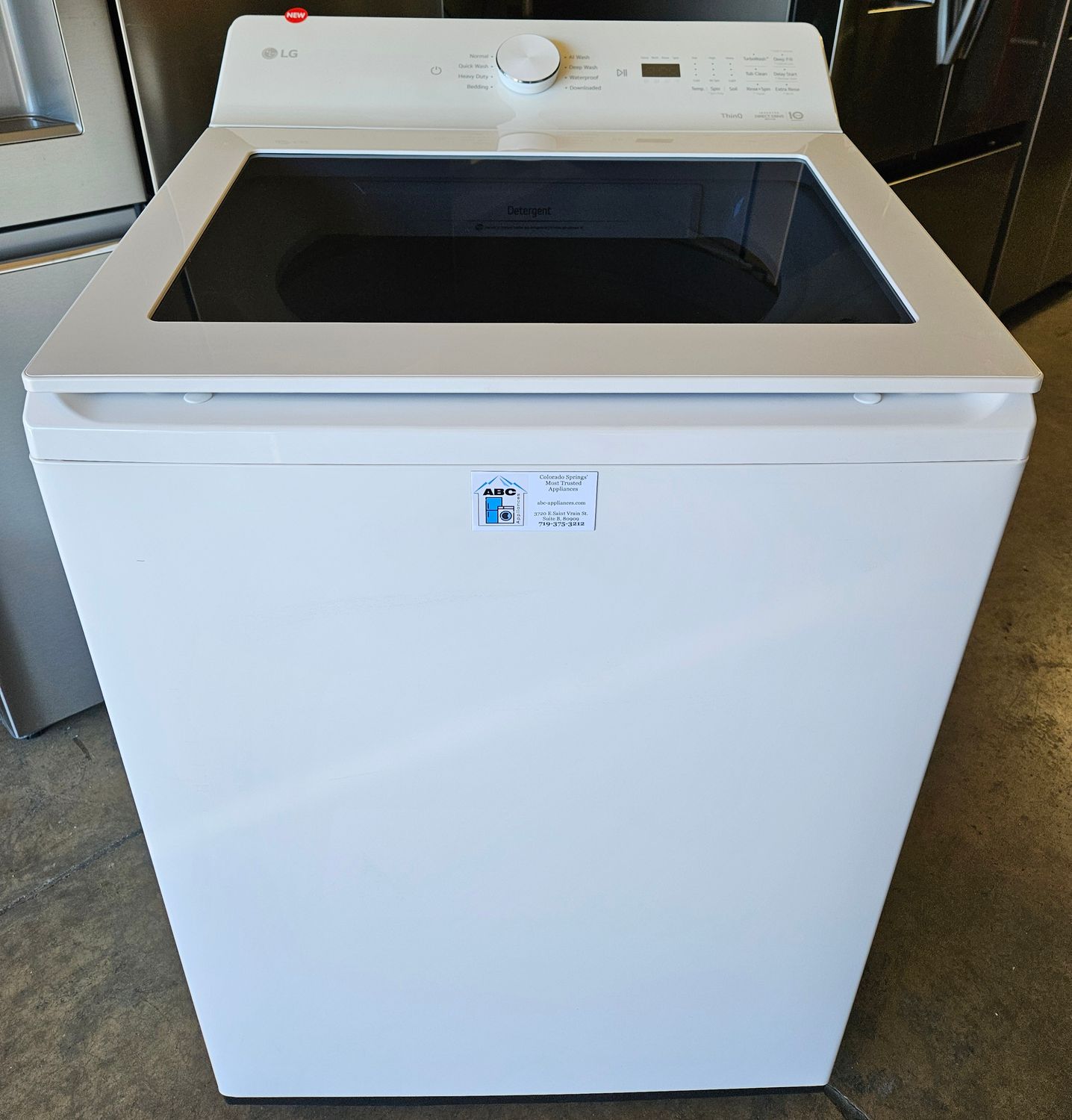 NEW! LG Top Load Washer (5.0cu.ft.)