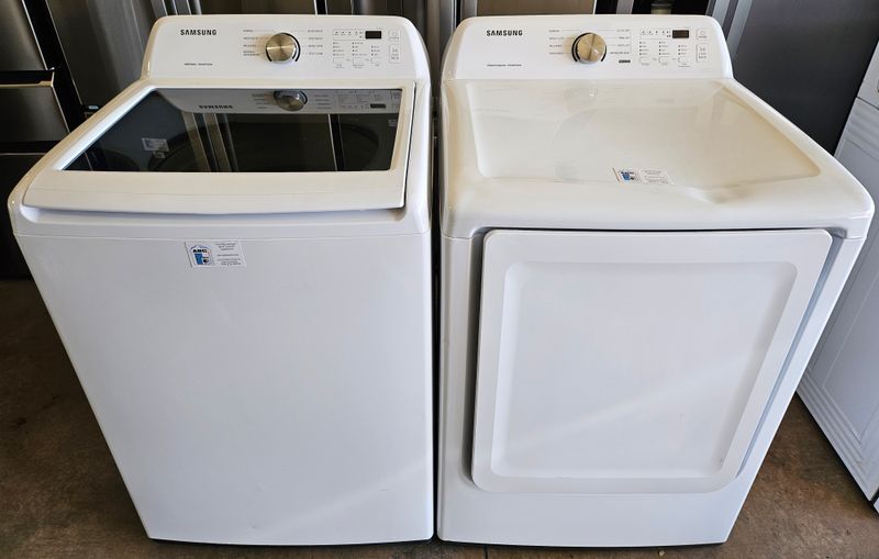 USED Samsung Top Load Washer (4.5cu.ft.) &amp; Large Capacity Electric Dryer (7.2cu.ft.)