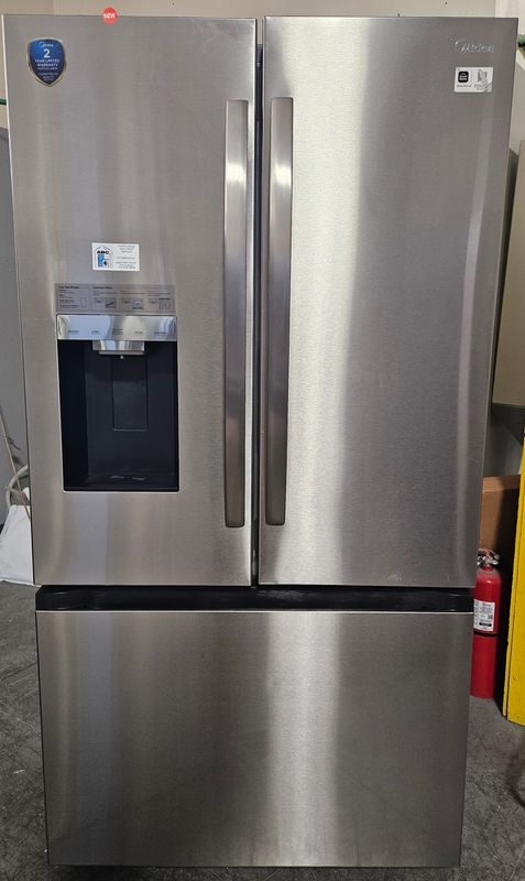 NEW! 29cu.ft. Midea French Door Refrigerator with OneTouch AutoFill in Stainless Steel