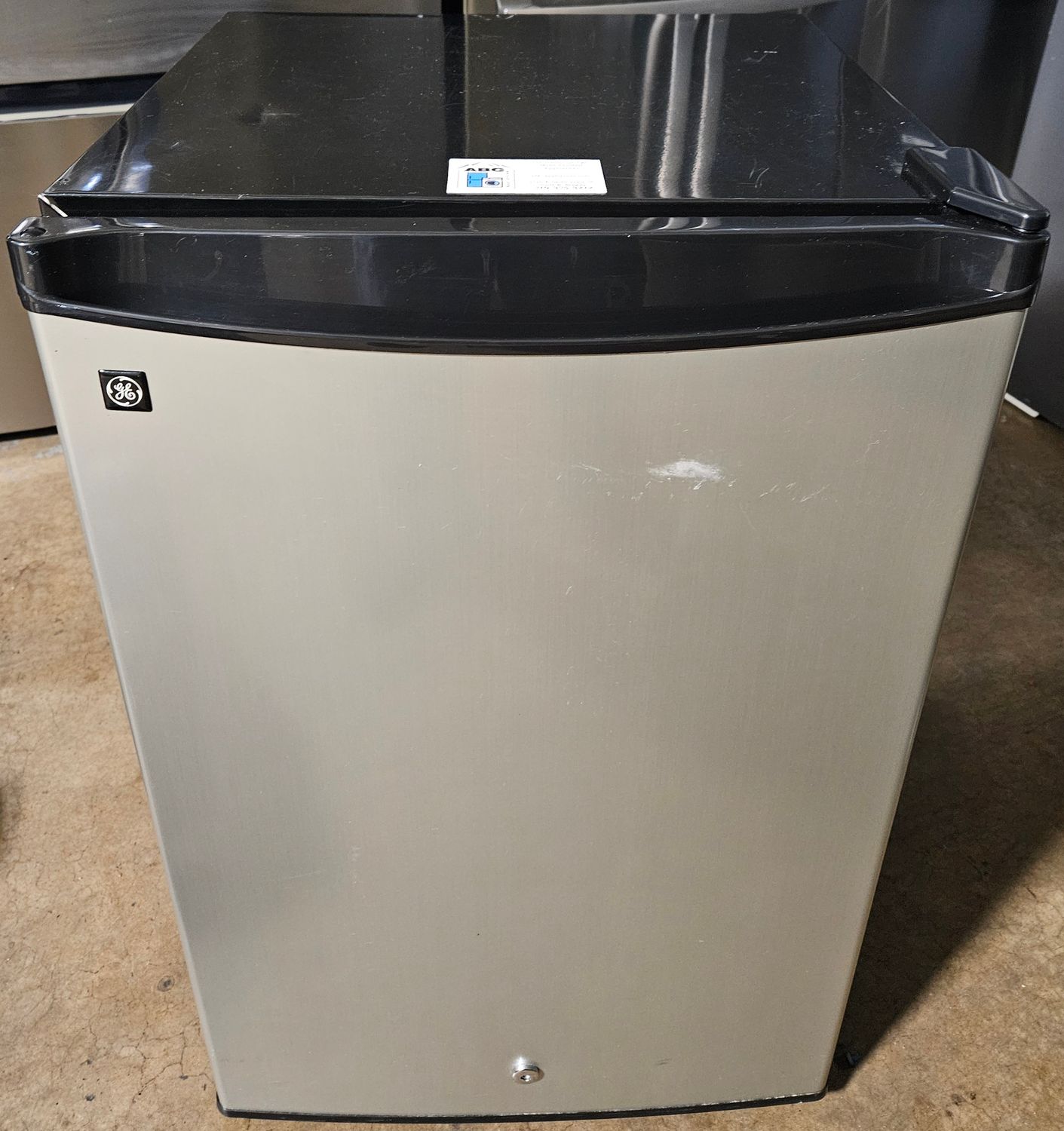 USED 4.3cu.ft. GE Compact Refrigerator in Stainless Steel
