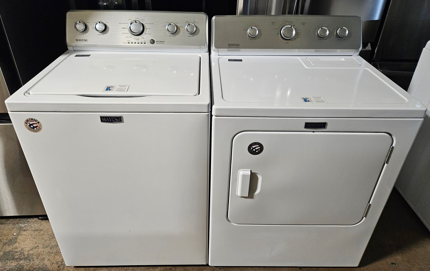 USED Maytag Top Load Washer (3.8cu.ft.) &amp; Large Capacity Electric Dryer (7.0cu.ft.)