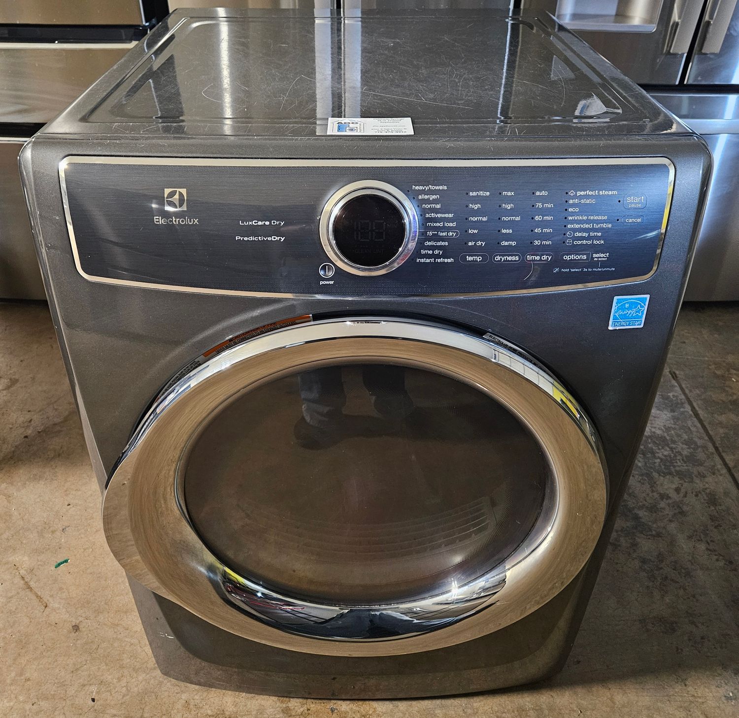 USED Electrolux Heavy Duty Large Capacity Electric Dryer (8.0cu.ft.)
