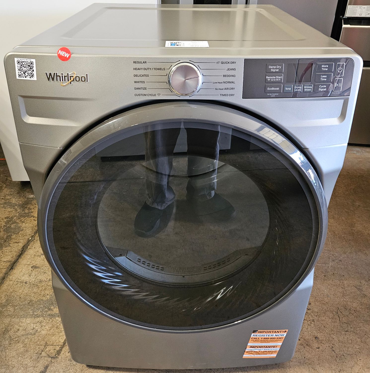 NEW! Whirlpool Heavy Duty Large Capacity Electric Dryer (7.4cu.ft.)