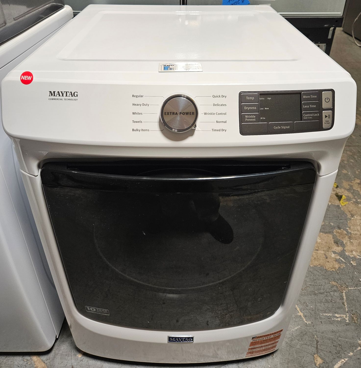 NEW! Maytag Heavy Duty Large Capacity Electric Dryer (7.3cu.ft.)