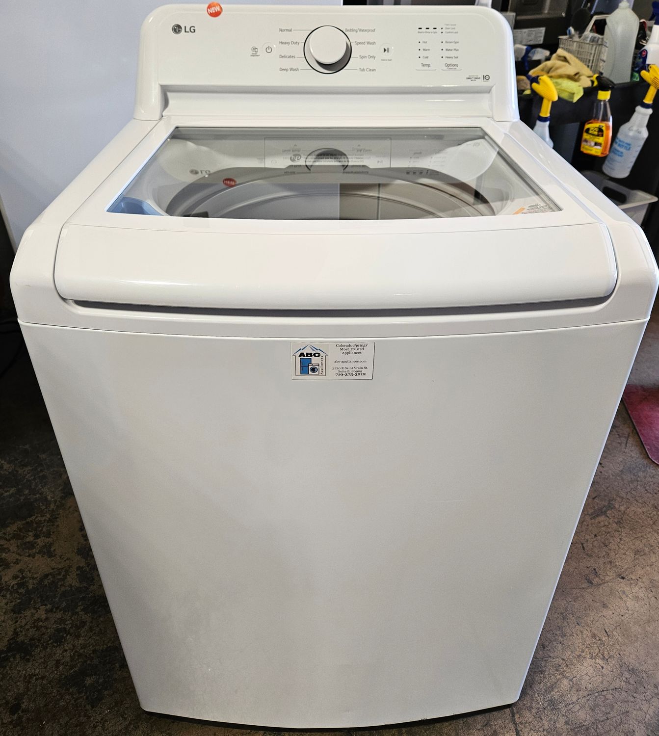 NEW! LG Top Load Washer (4.3cu.ft.)