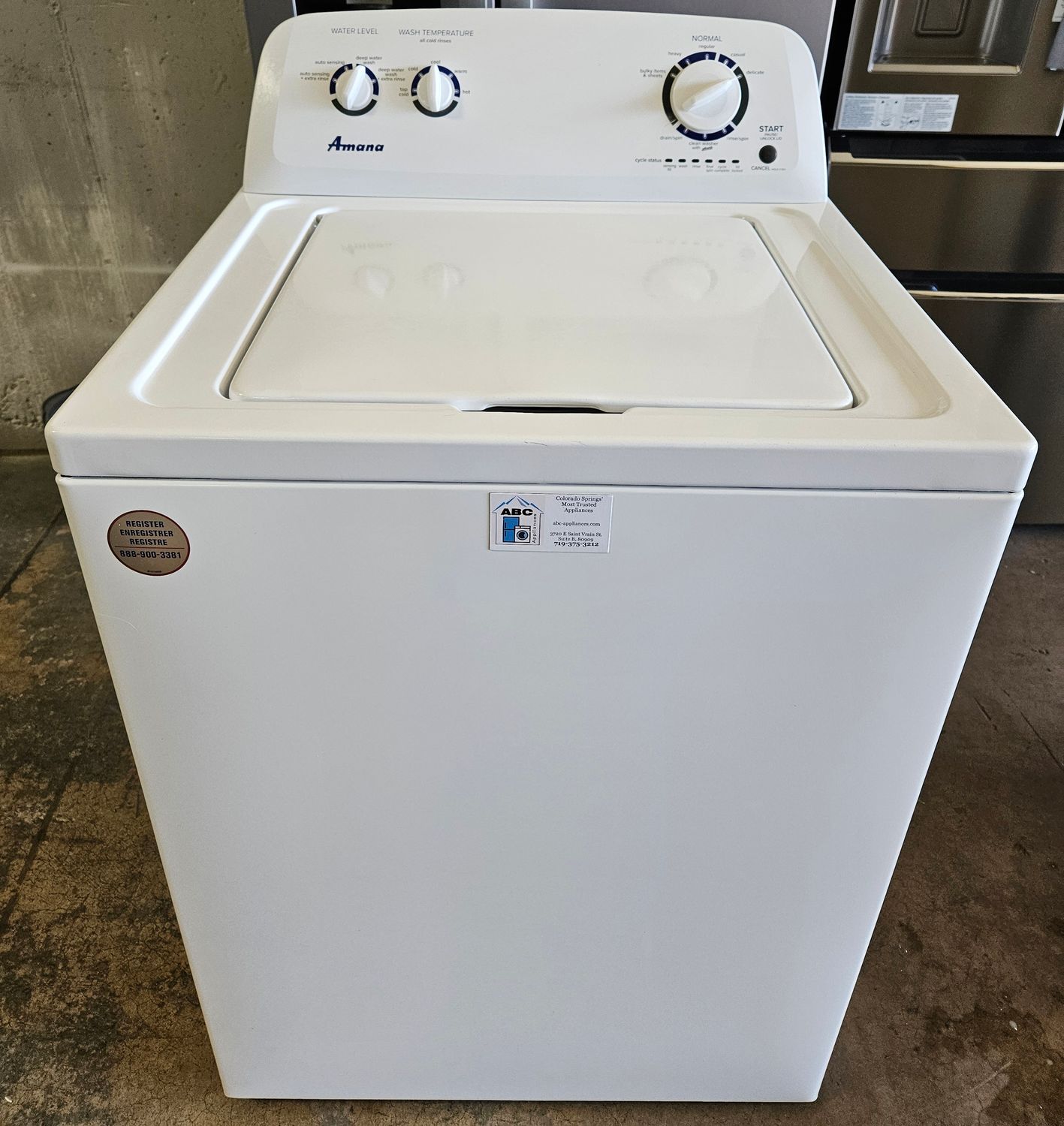 USED Amana Top Load Washer (3.5cu.ft.)
