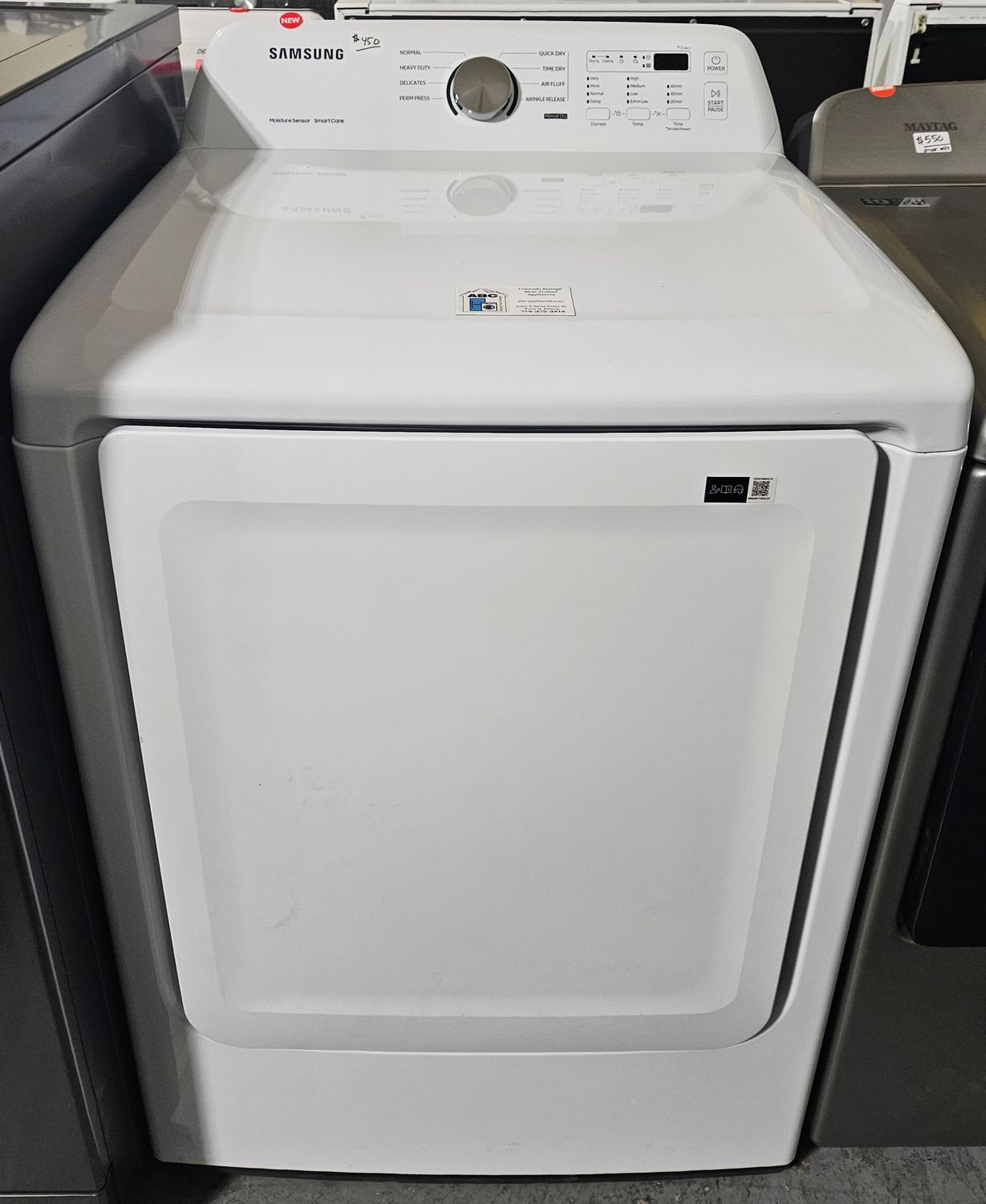 NEW! Samsung Heavy Duty Large Capacity Electric Dryer (7.2cu.ft.)