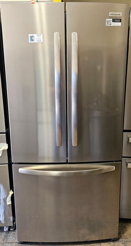 NEW! 18cu.ft. Frigidaire Counter-Depth French Door Refrigerator in Stainless Steel