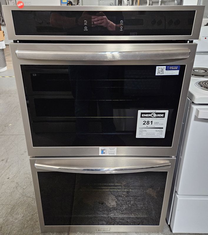 NEW! 30in Frigidaire Gallery Double Electric Wall Oven in Stainless Steel