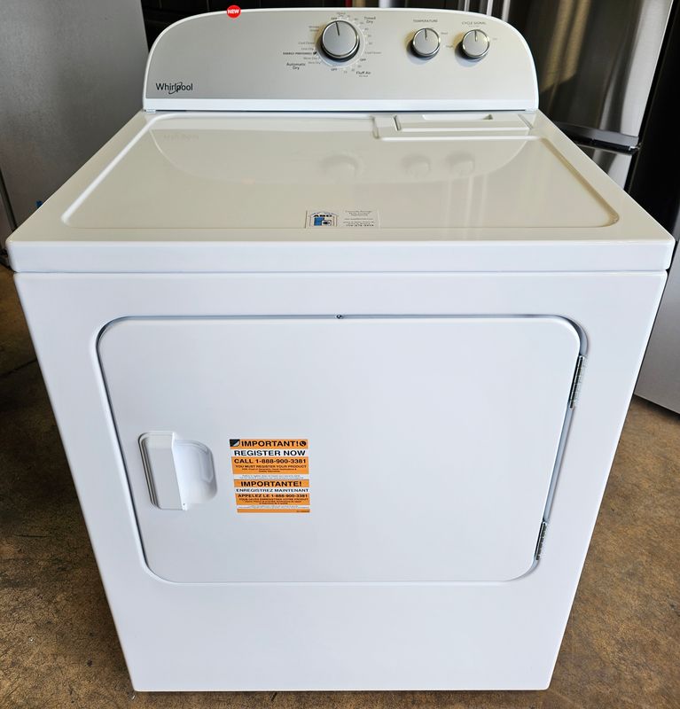 NEW! Whirlpool Heavy Duty Large Capacity Electric Dryer (7.0cu.ft.)
