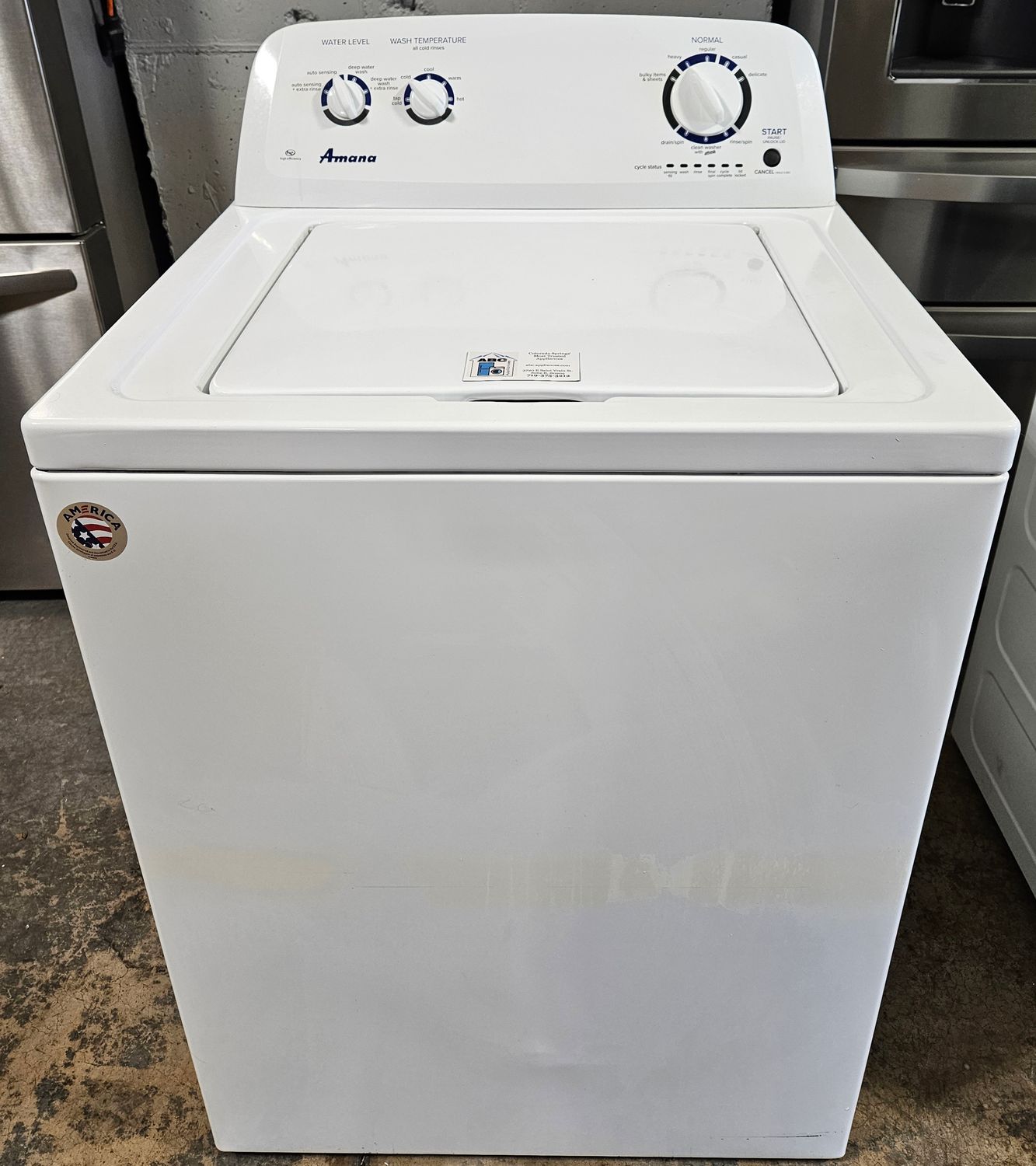 USED Amana Top Load Washer (3.5cu.ft.)