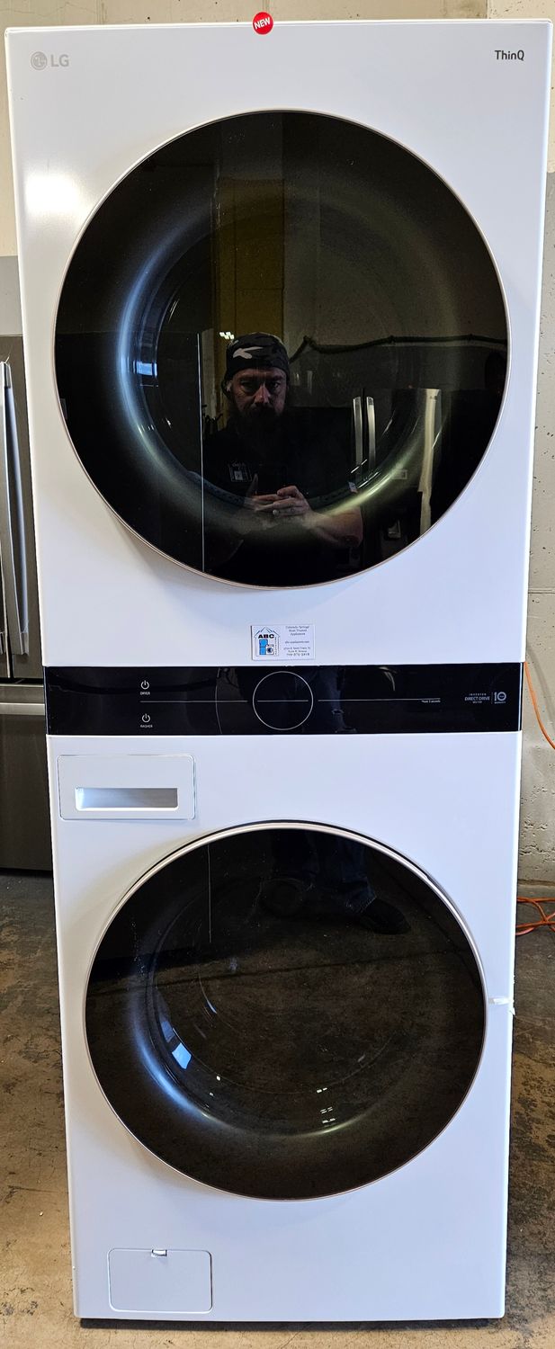 NEW! LG Single Unit Front Load WashTower with Center Control - 4.5cu.ft Washer and 7.4cu.ft Dryer
