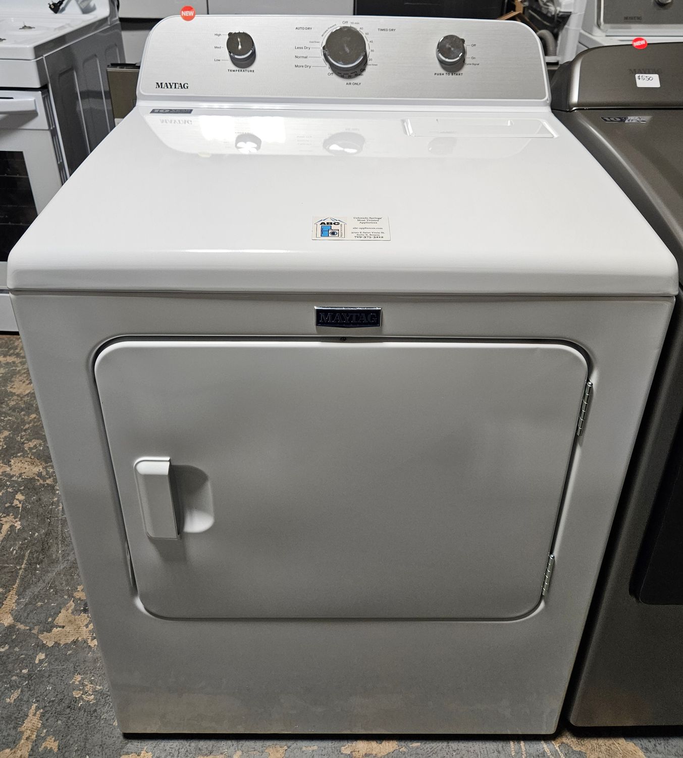 NEW! Maytag Heavy Duty Large Capacity Electric Dryer (7.0cu.ft.)