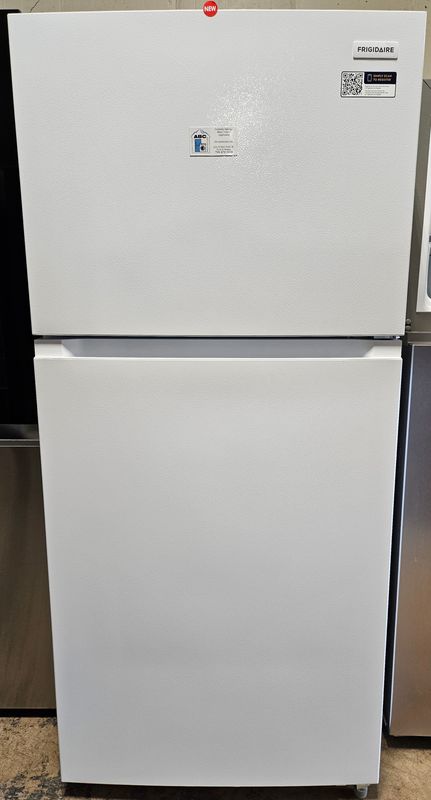 NEW! 19cu.ft. Fridgidaire Garage Ready Top Freezer Refrigerator in White