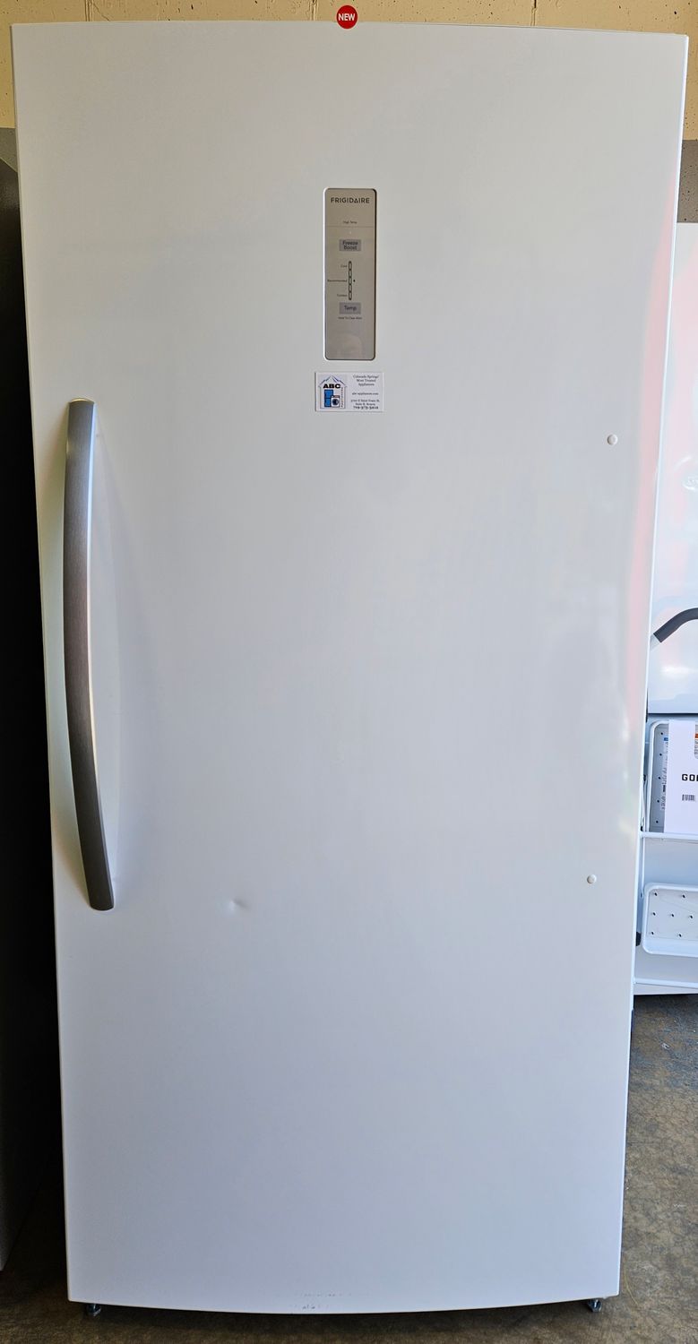 NEW! 20cu.ft. Frigidaire Garage Ready Upright Freezer in White