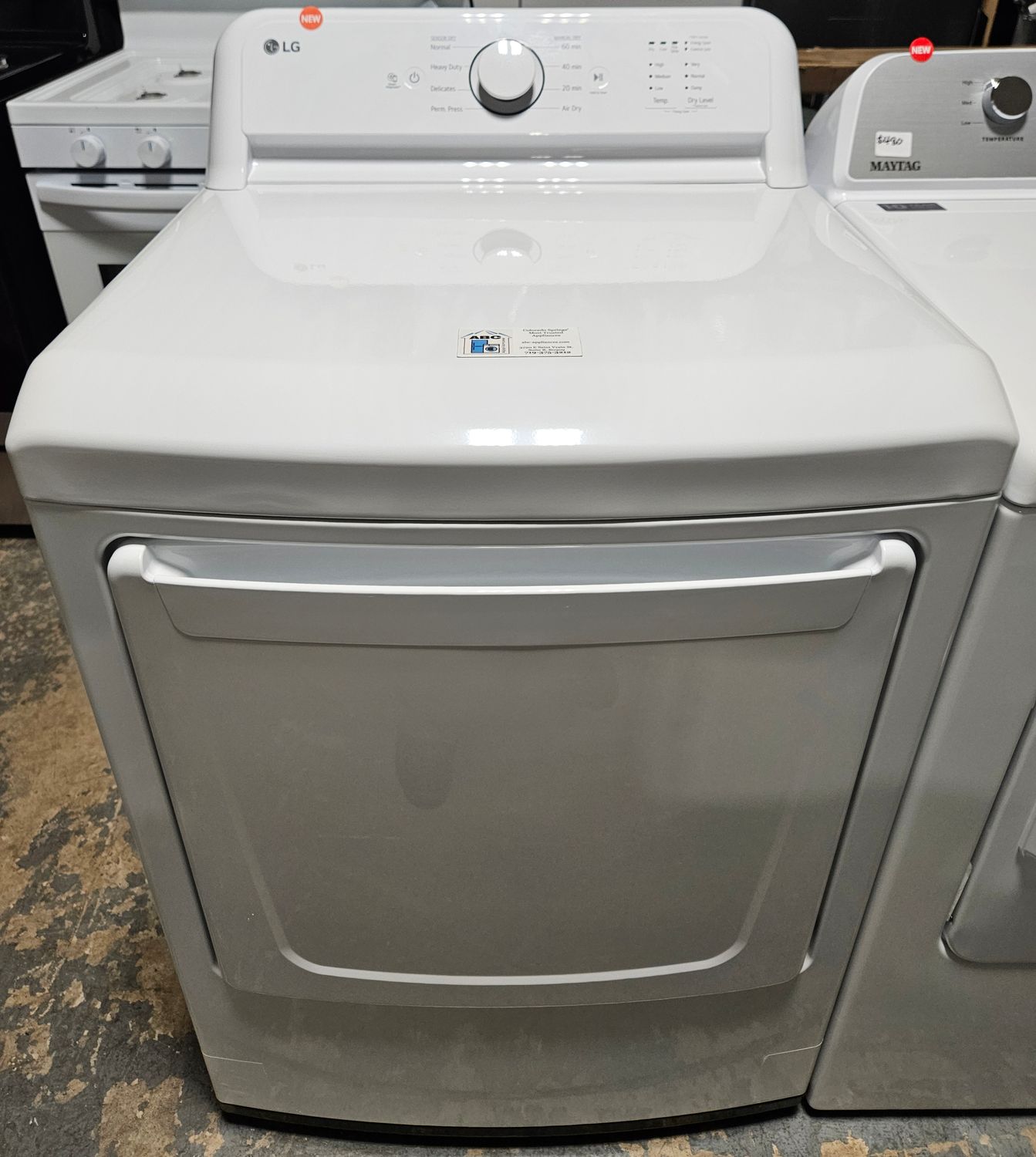 NEW! LG Heavy Duty Large Capacity Electric Dryer (7.3cu.ft.)