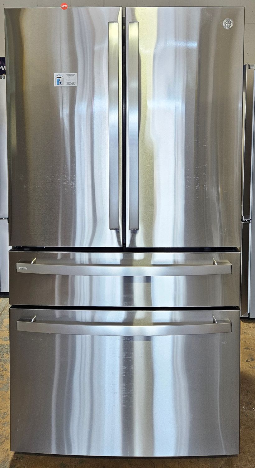 NEW! 28.7cu.ft. GE Profile 4-Door French Door Refrigerator in Stainless Steel