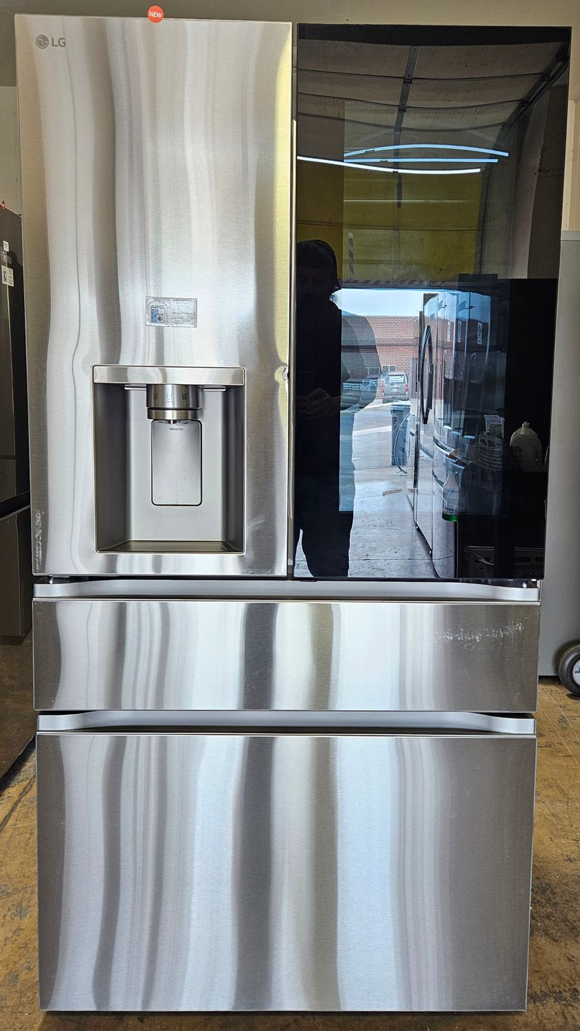 NEW! 29cu.ft. LG 4-Door French Door Refrigerator w/ InstaView &amp; Door-in-Door in Stainless Steel