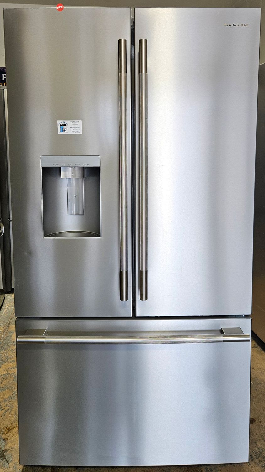 NEW! 30cu.ft. KitchenAid French Door Refrigerator in Stainless Steel