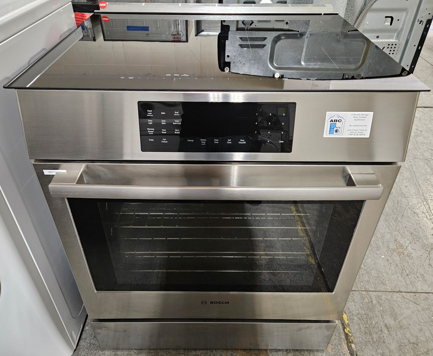 NEW! 30in Bosch Benchmark Induction Slide-in Range in Stainless Steel