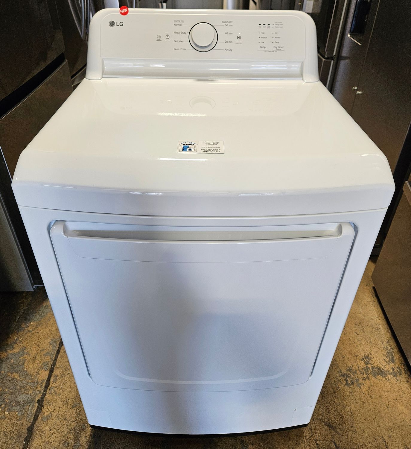 NEW! LG Heavy Duty Large Capacity Electric Dryer (7.3cu.ft.)
