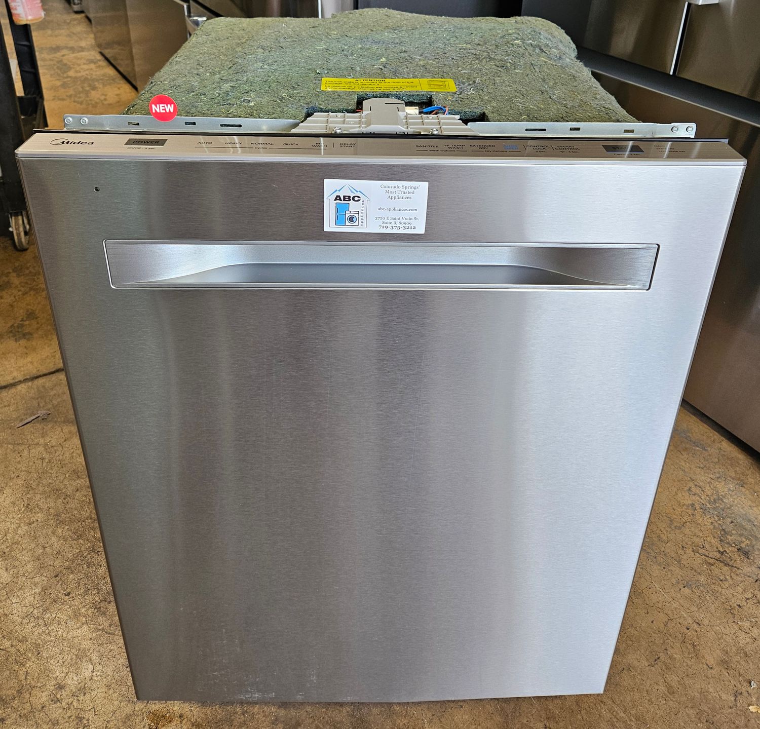 NEW! 24" Midea Stainless Steel Built-In Electric Dishwasher