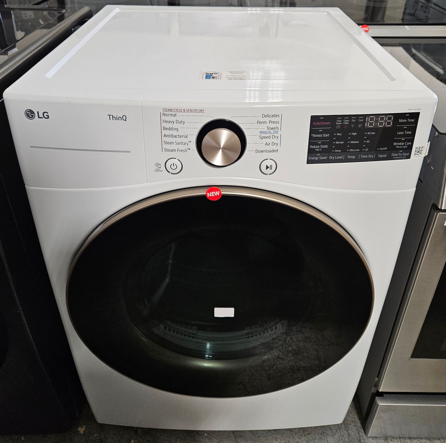 NEW! LG Heavy Duty Large Capacity Electric Dryer (7.4cu.ft.)