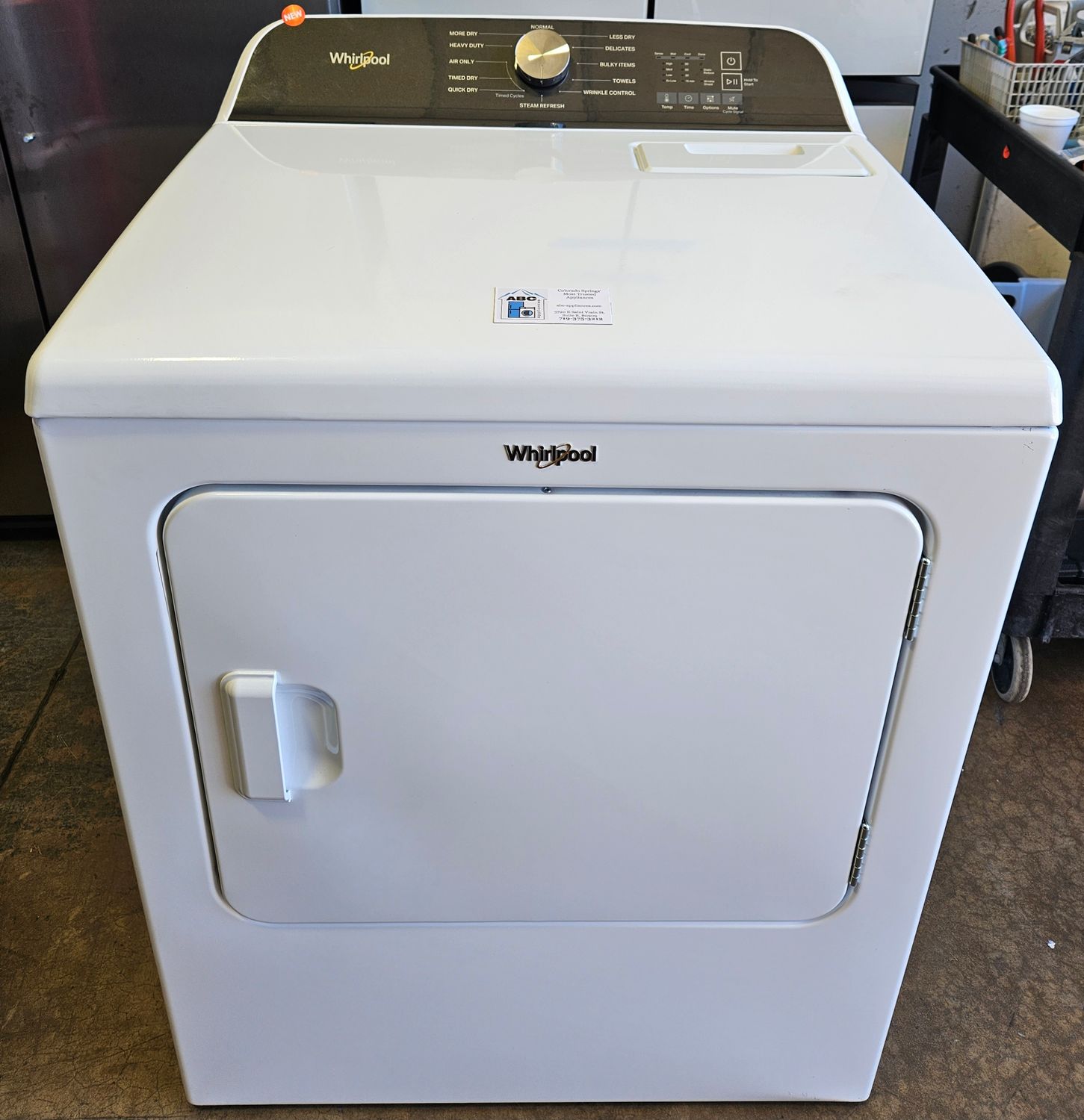 NEW! Whirlpool Heavy Duty Large Capacity Electric Dryer (7.0cu.ft.)