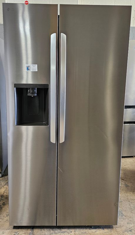NEW! 27cu.ft. LG Standard-Depth Side-by-Side Refrigerator in Stainless Steel