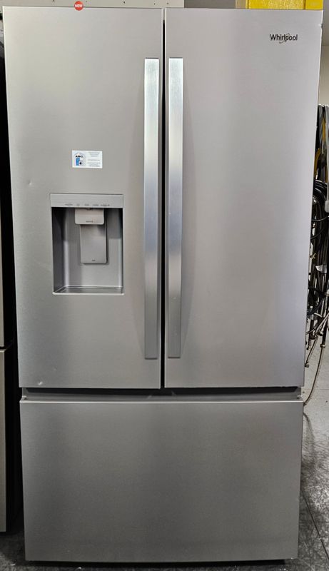 NEW! 30cu.ft. Whirlpool French Door Refrigerator in Stainless Steel