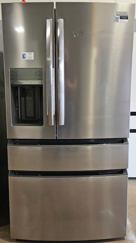 NEW! 26cu.ft. Frigidaire Standard-Depth 4-Door French Door Refrigerator in Stainless Steel