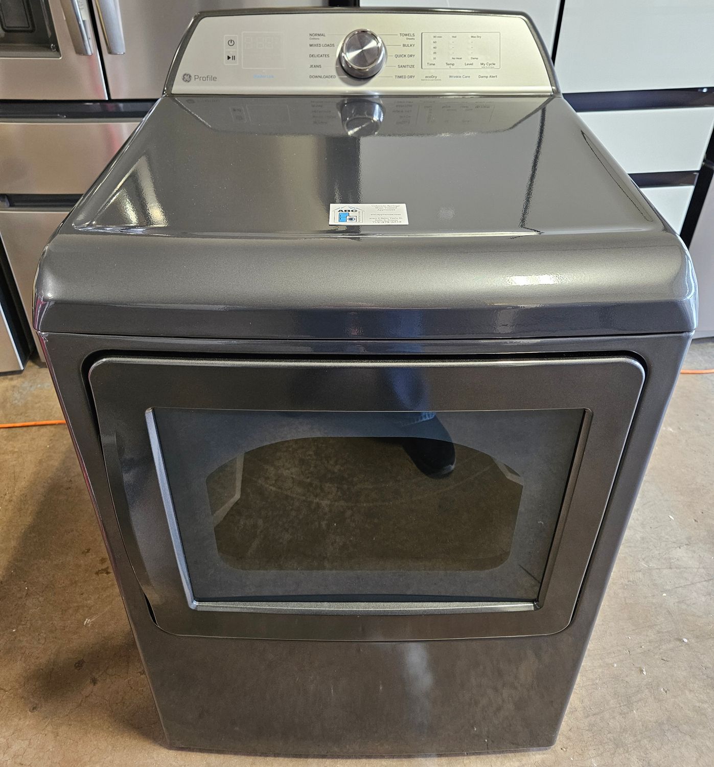 USED GE Profile Heavy Duty Large Capacity Electric Dryer (7.4cu.ft.)