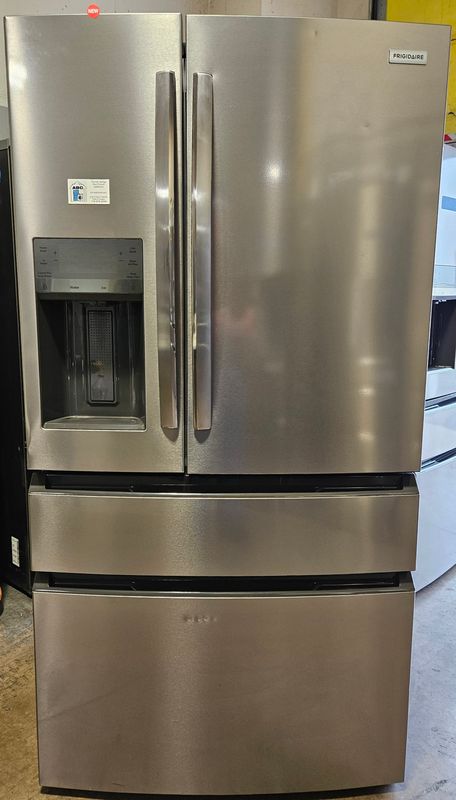 NEW! 26cu.ft. Frigidaire Standard-Depth 4-Door French Door Refrigerator in Stainless Steel