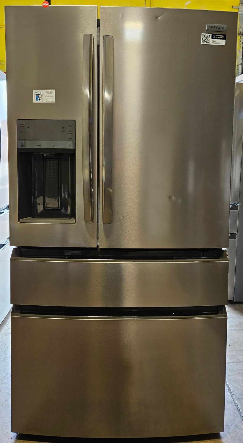 NEW! 26cu.ft. Frigidaire Standard-Depth 4-Door French Door Refrigerator in Stainless Steel