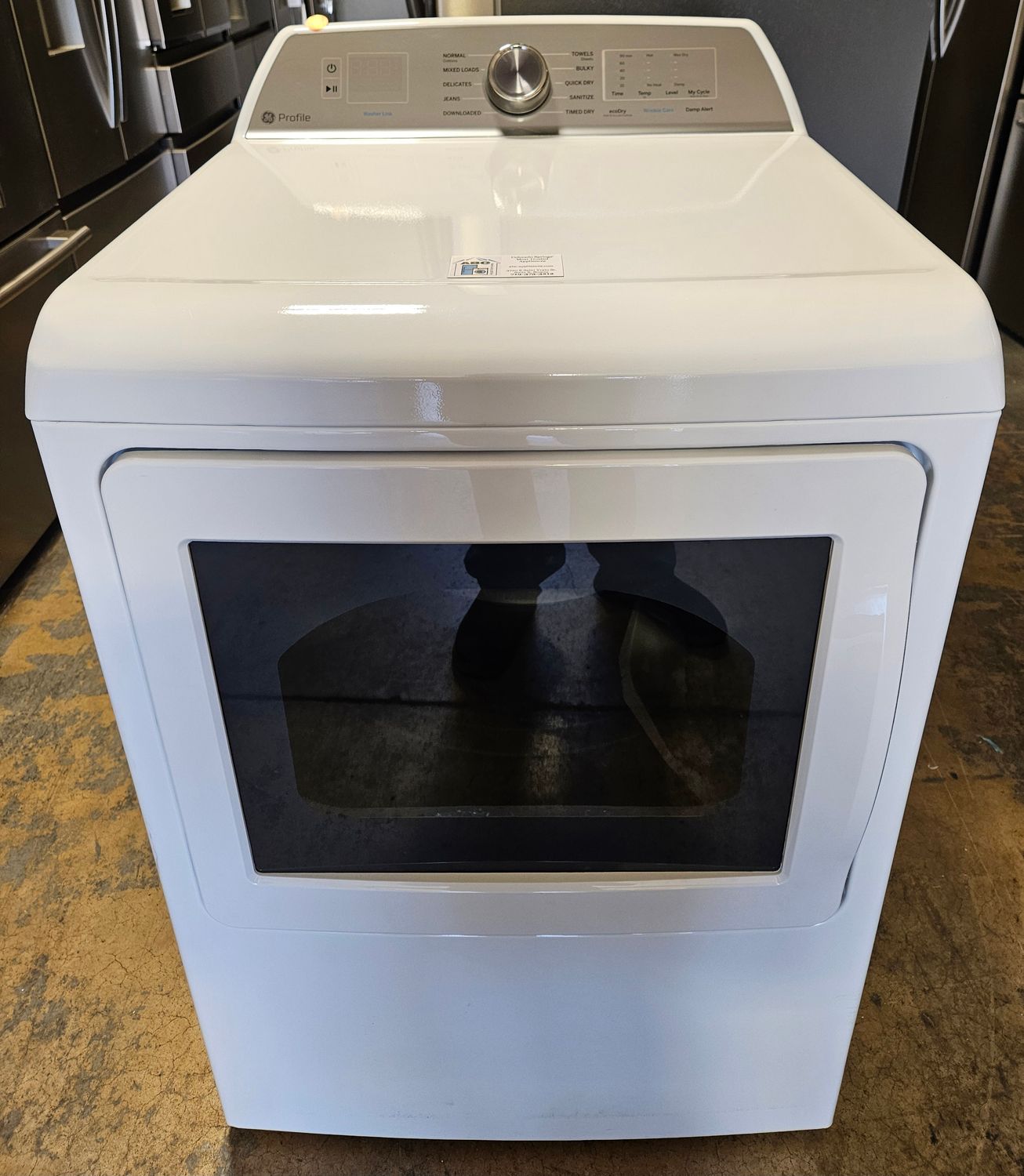 NEW! GE Profile Heavy Duty Large Capacity Electric Dryer (7.4cu.ft.)