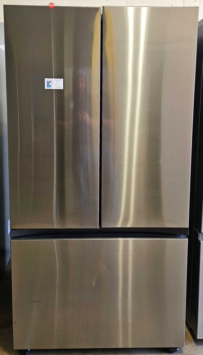 NEW! 30 cu.ft. Samsung Bespoke French Door Refrigerator in Stainless Steel