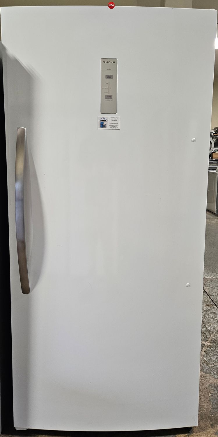 NEW! 20cu.ft. Frigidaire Garage Ready Upright Freezer in White