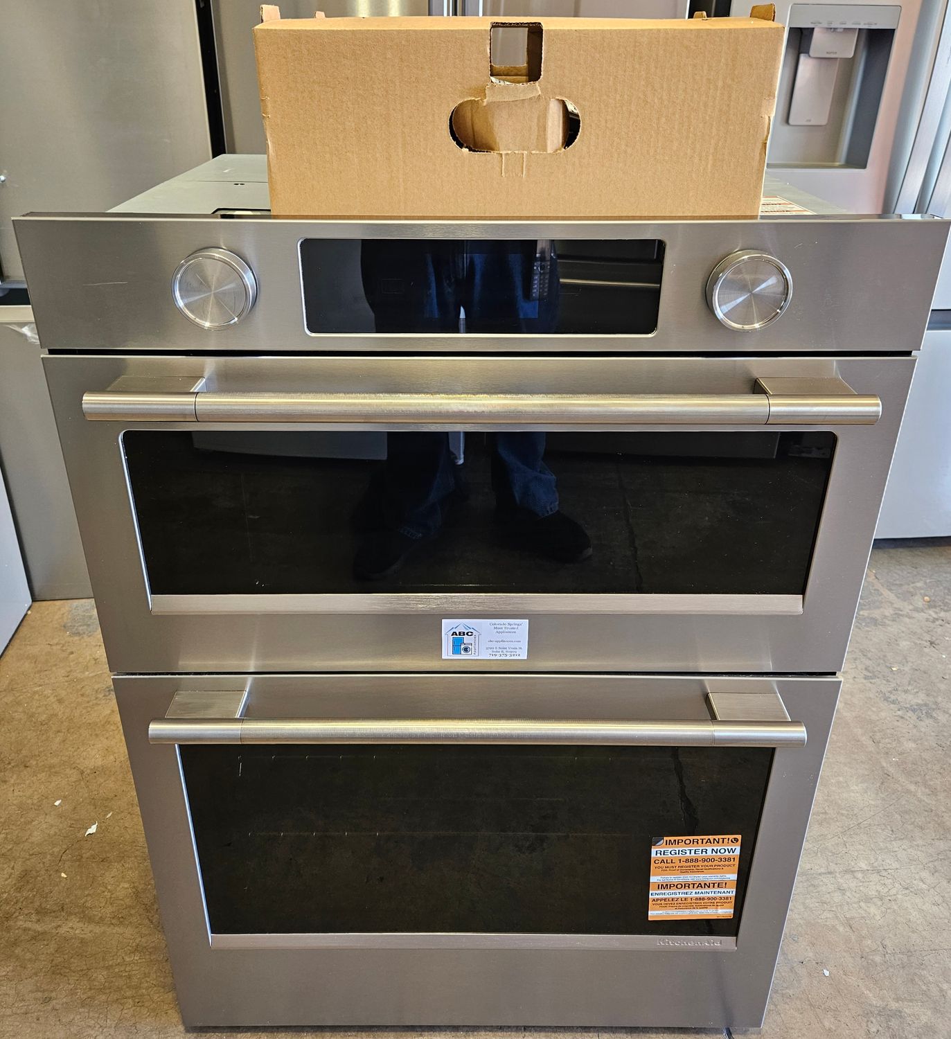 NEW! 30" KitchenAid Smart Electric Combination Wall Oven