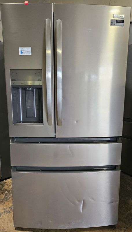 NEW! 26cu.ft. Frigidaire Standard-Depth 4-Door French Door Refrigerator in Stainless Steel