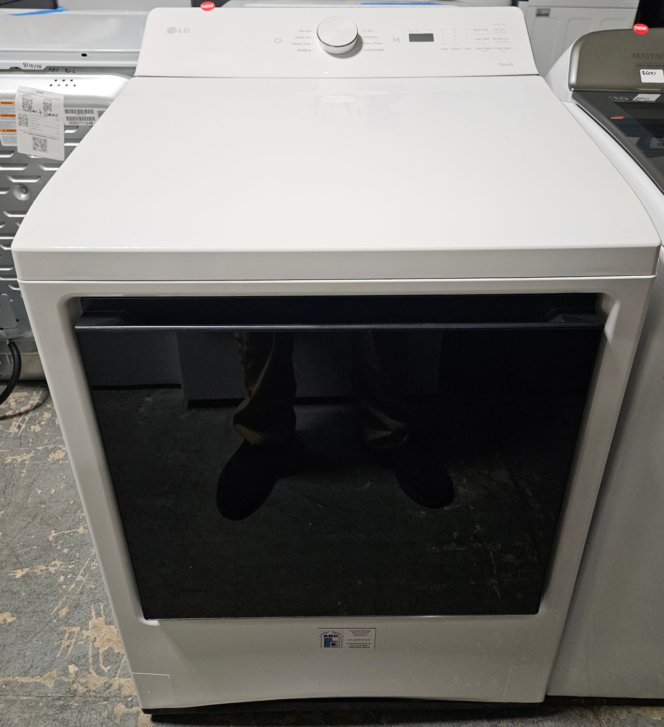 NEW! LG Heavy Duty Large Capacity Electric Dryer (7.3cu.ft.)