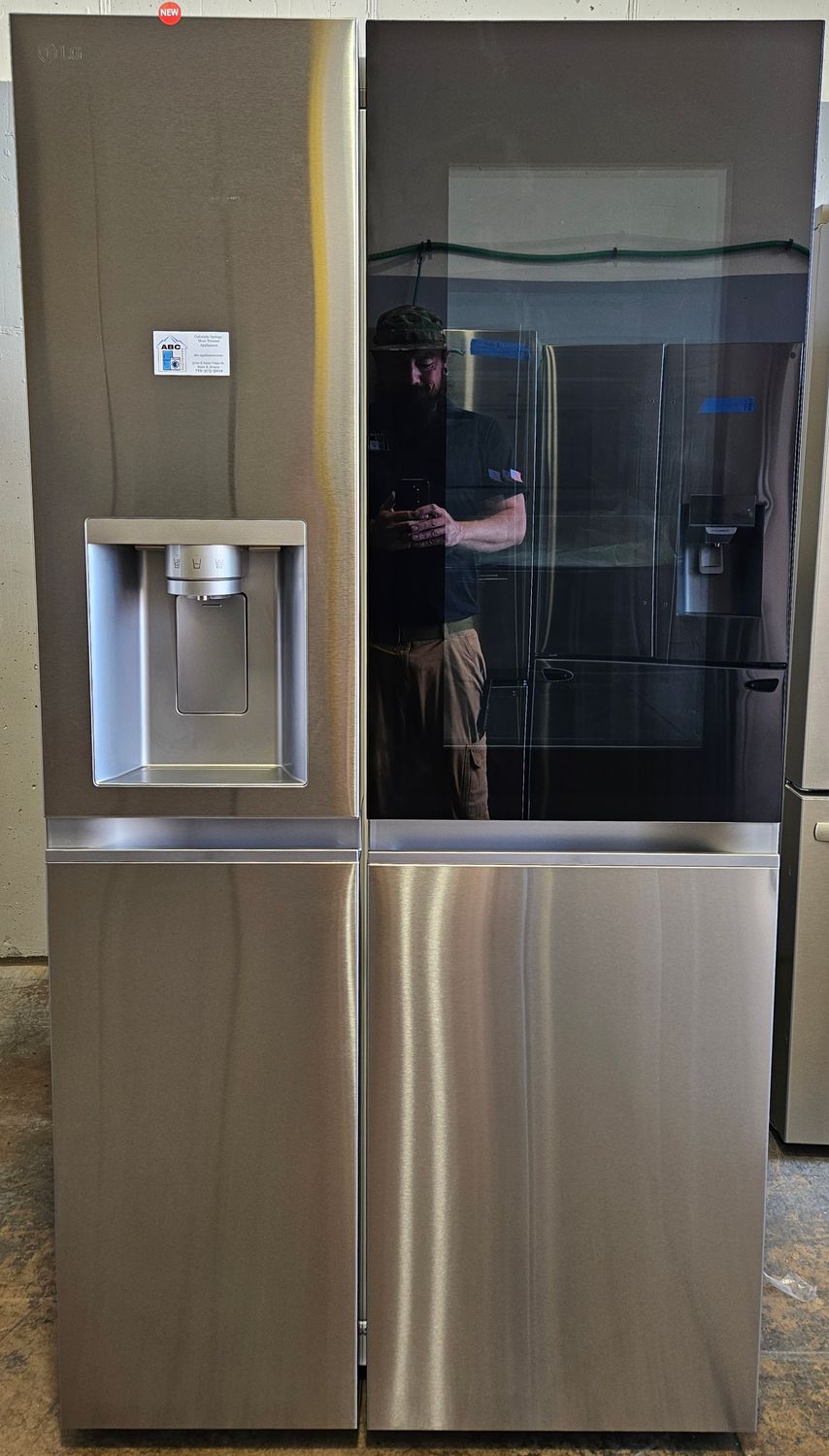 NEW! 27cu.ft. LG Side-by-Side Refrigerator in Stainless Steel w/ InstaView