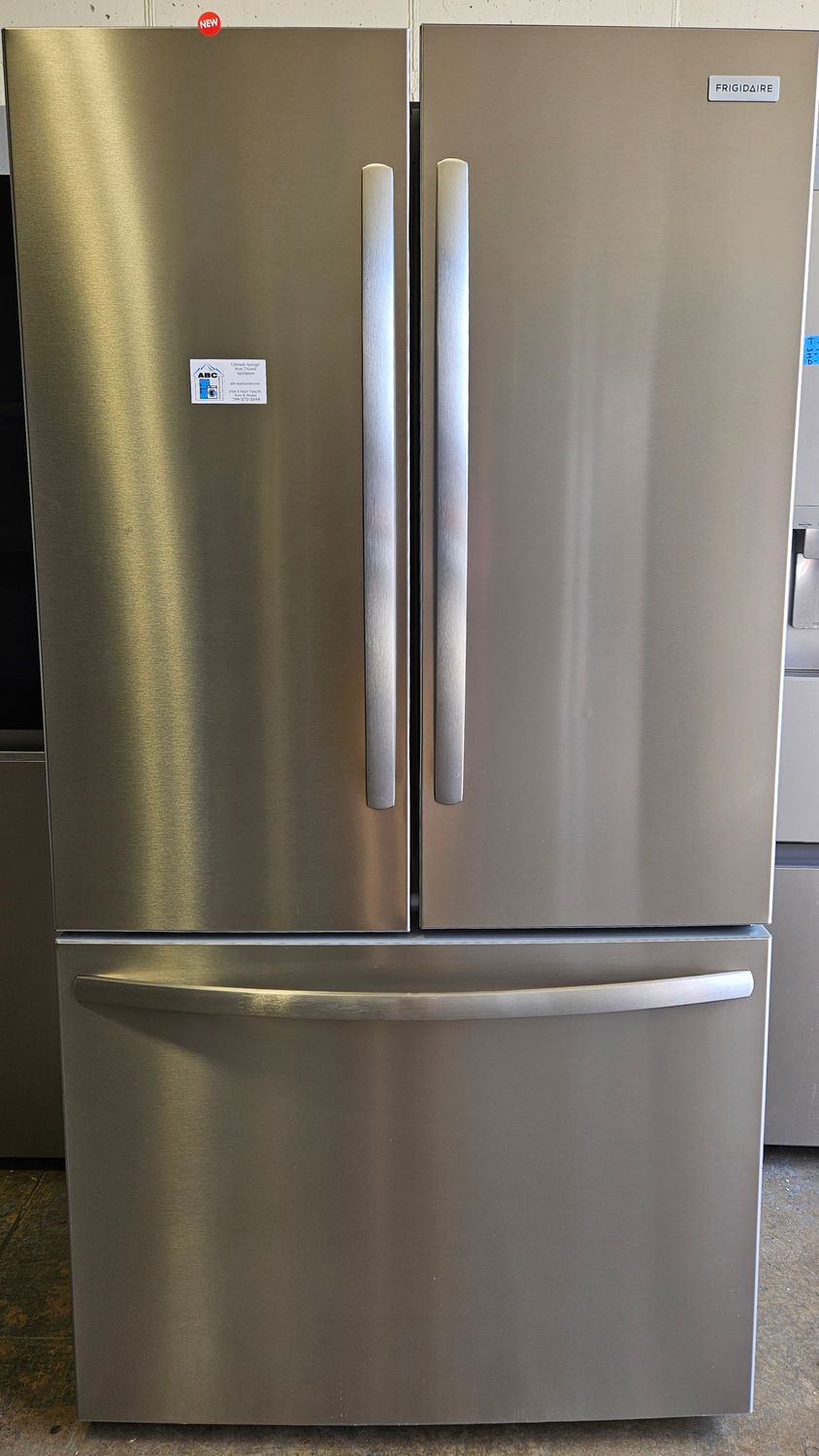NEW! 29cu.ft. Frigidaire Standard-Depth French-Door Refrigerator in Stainless Steel