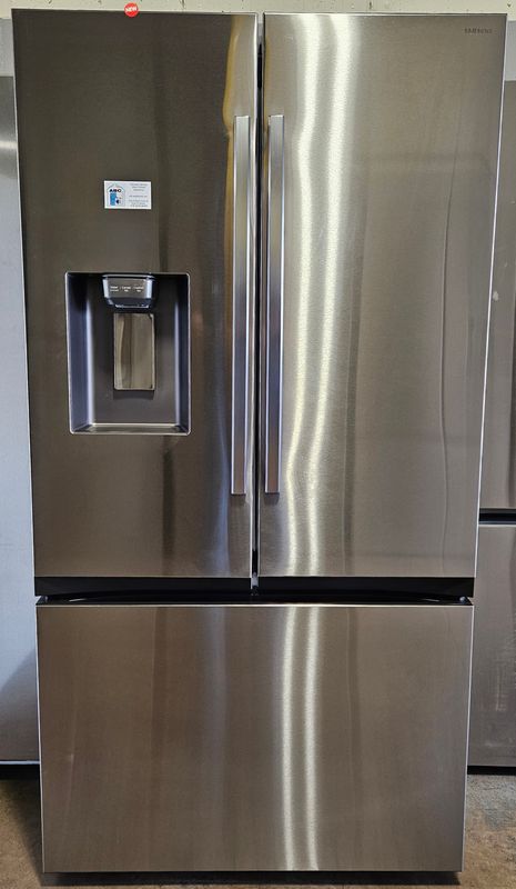 NEW! 26cu.ft. Samsung Bespoke 3-Door French Door Refrigerator in Stainless Steel