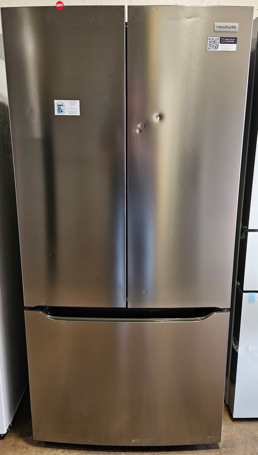 NEW! 20cu.ft. Frigidaire Counter-depth French Door Refrigerator in Stainless Steel