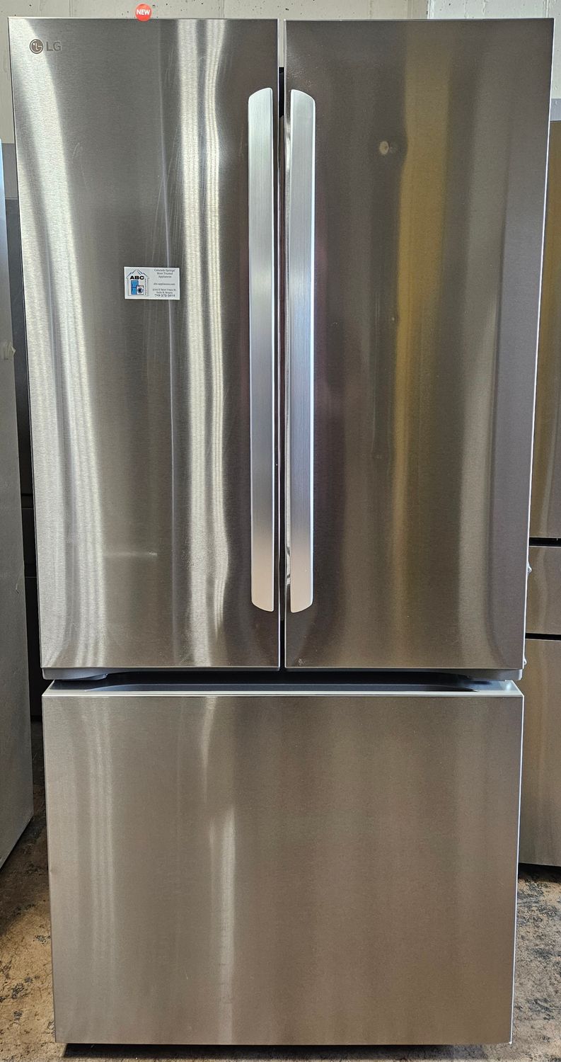 NEW! 21cu.ft. LG 33" Counter-Depth French Door Refrigerator in Stainless Steel