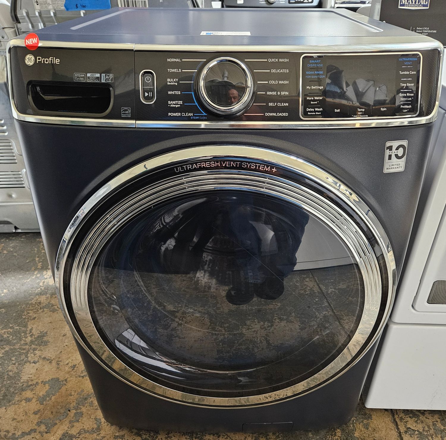 NEW! GE Profile Front Load Washer (5.3cu.ft.)